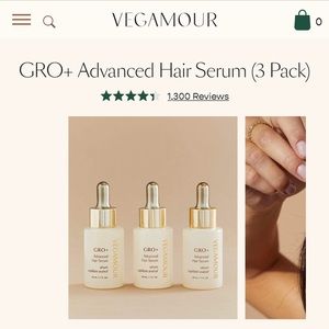 Vegamour GRO+Hair Serum - 6 bottles